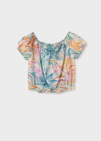 Bluson estampado nudo
