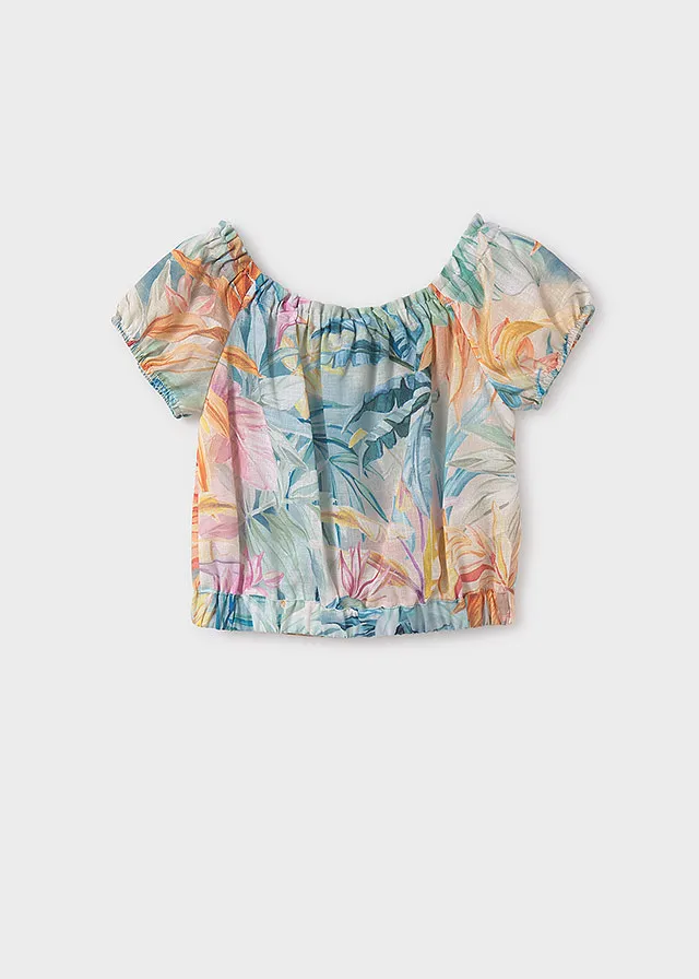 Bluson estampado nudo