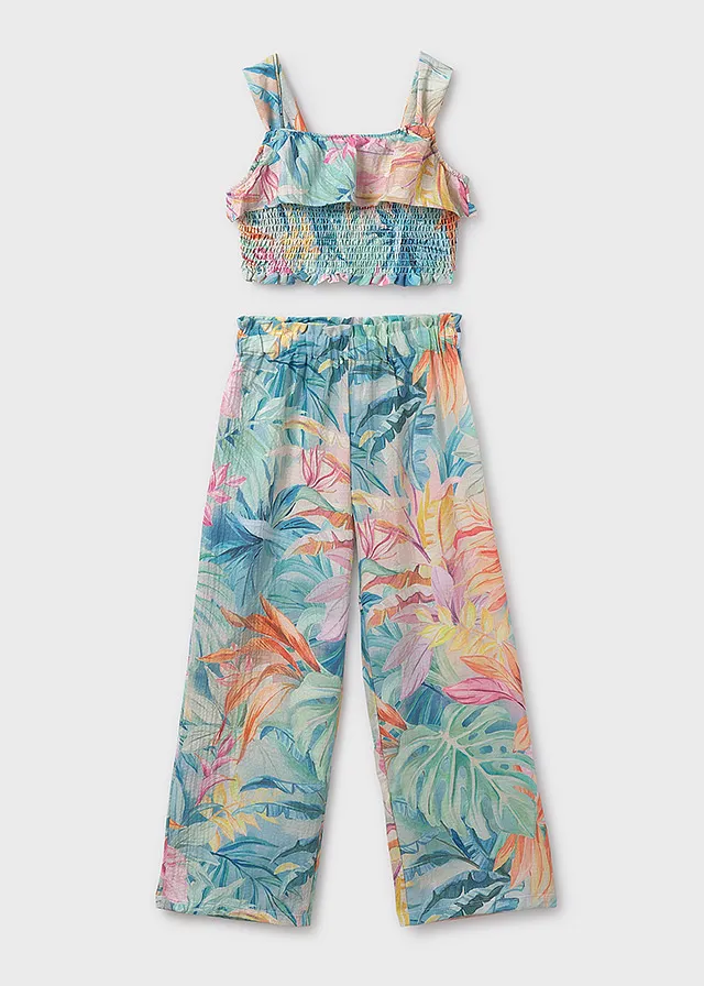 Conjunto Pantalón largo estampado