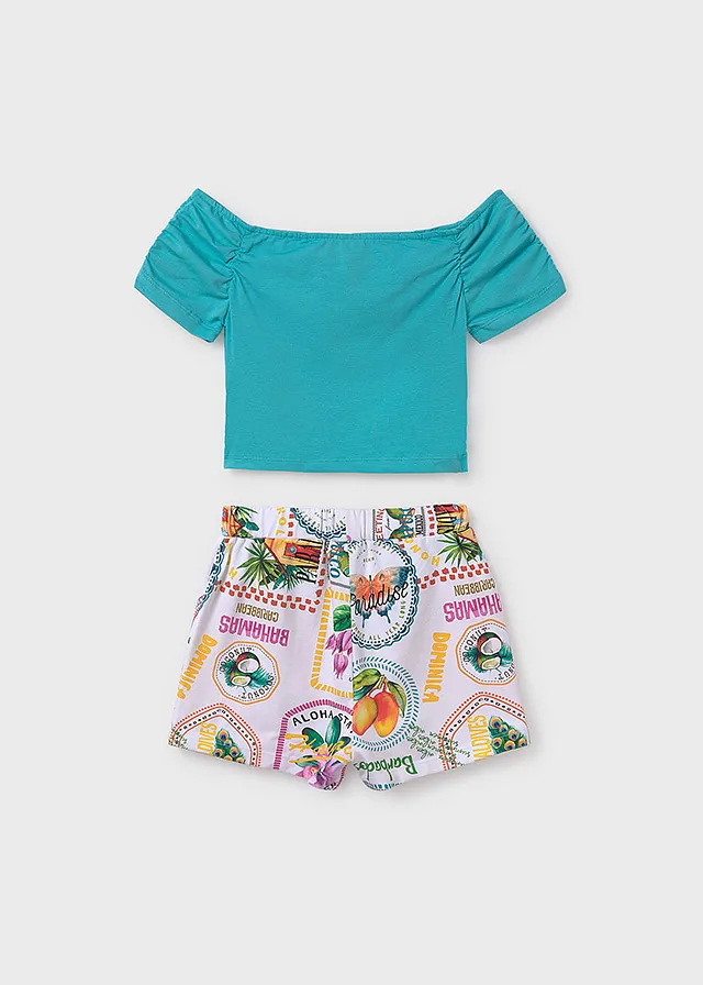 Conjunto short estampado