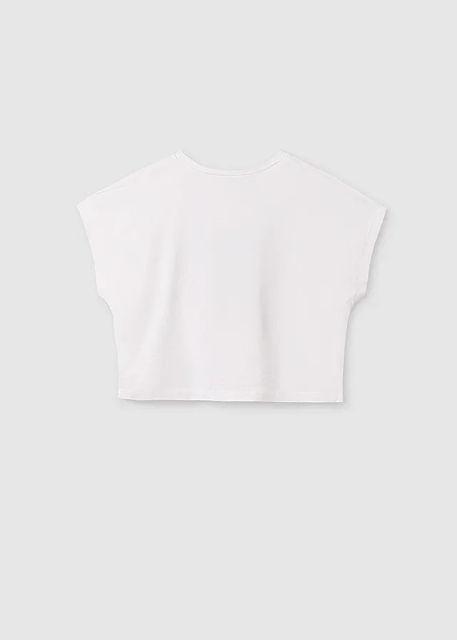 Franela m/c niña pinza