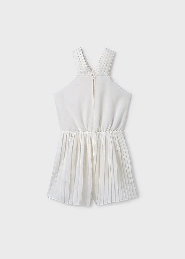 Jumper corto crepe plisado