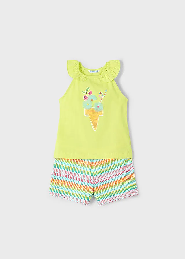 Conjunto short aplicaciones
