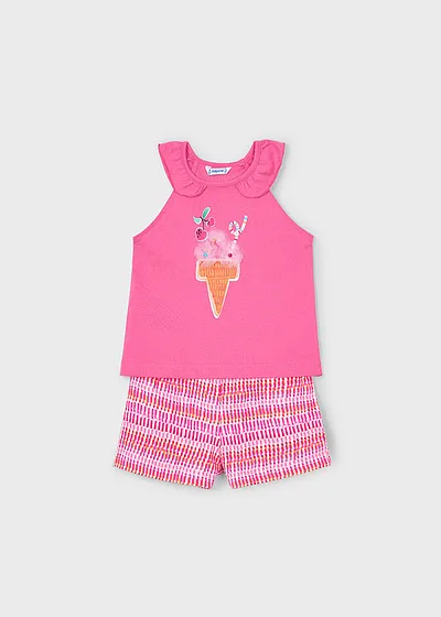 Conjunto short aplicaciones
