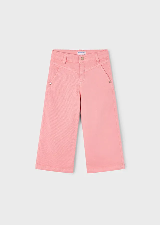 Pantalon largo sarga