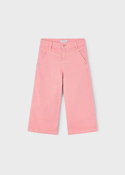 Pantalon largo sarga