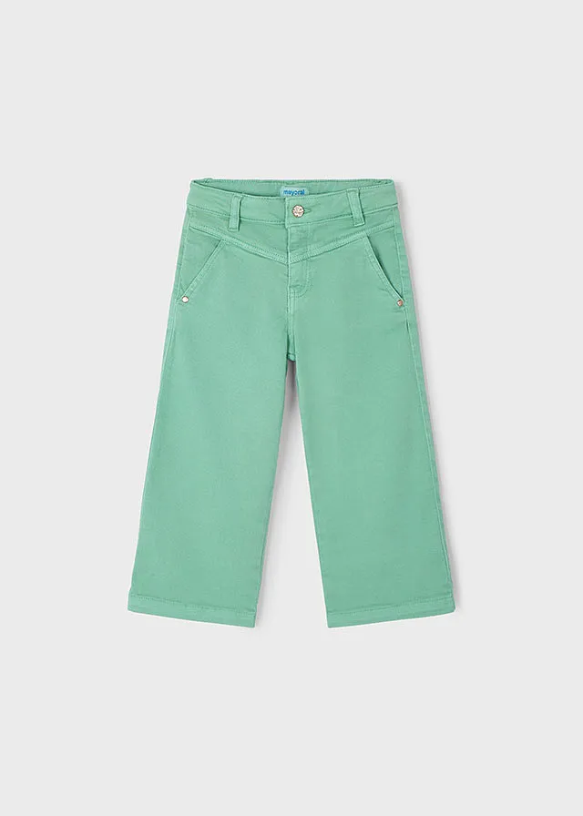 Pantalon largo sarga