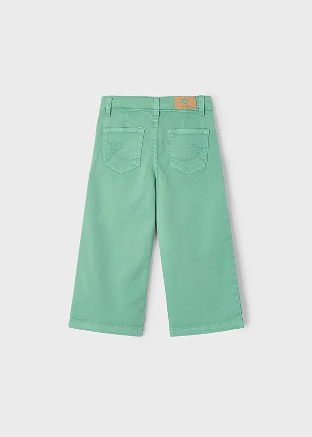Pantalon largo sarga