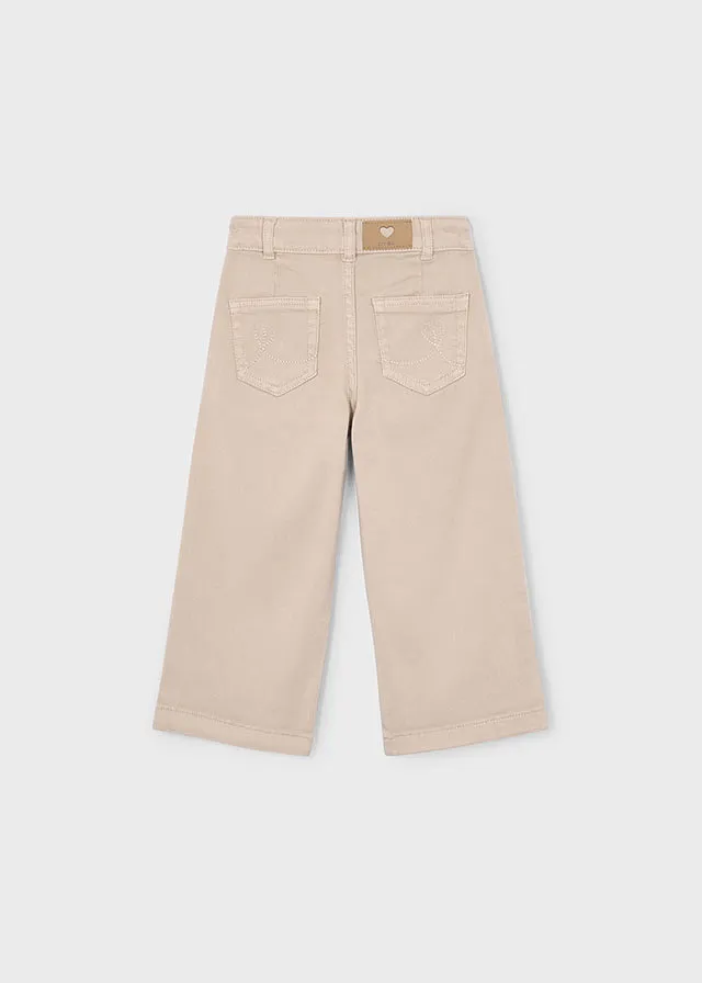 Pantalon largo sarga