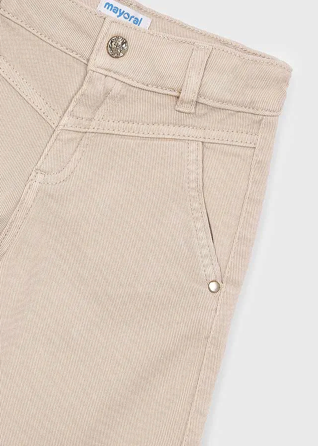 Pantalon largo sarga
