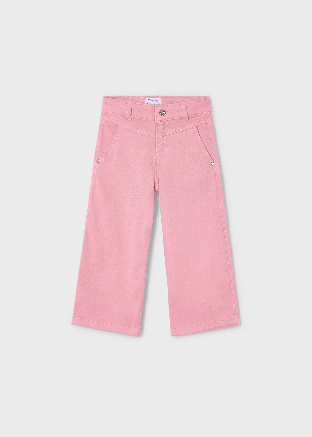 Pantalon largo sarga