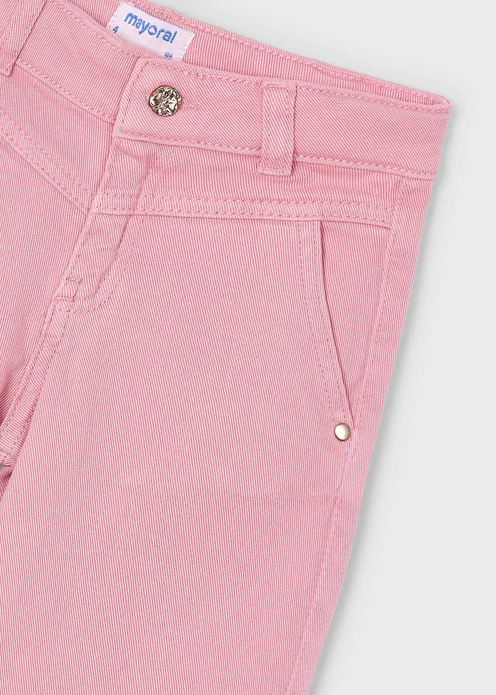Pantalon largo sarga