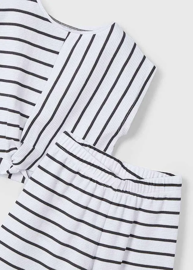 Conjunto pantalon largo rayas