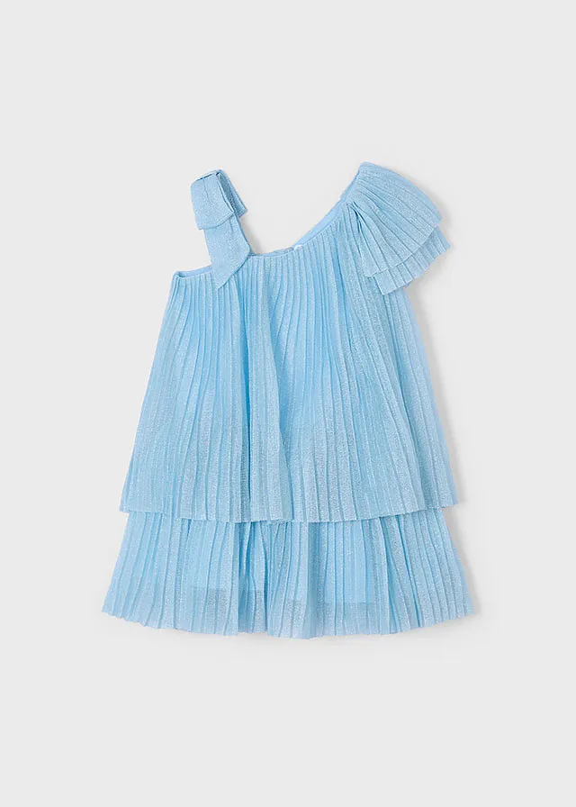 Vestido plisado punto