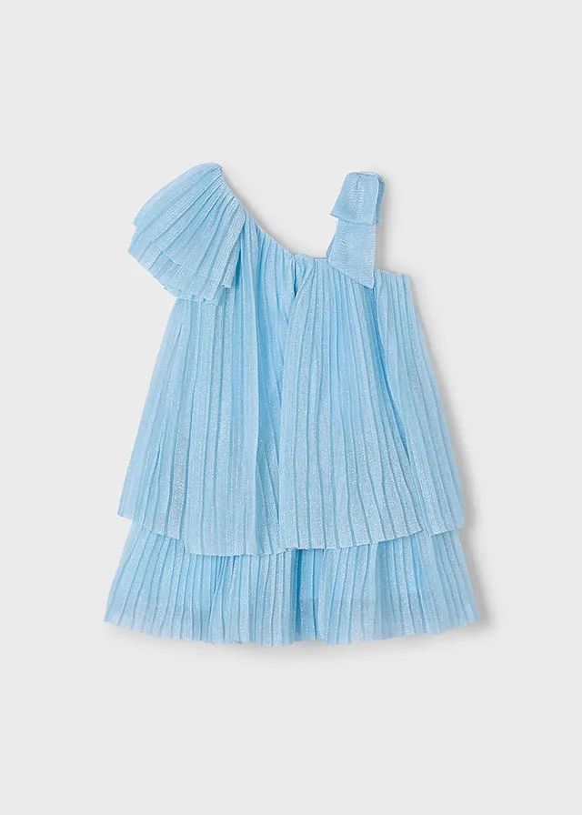 Vestido plisado punto
