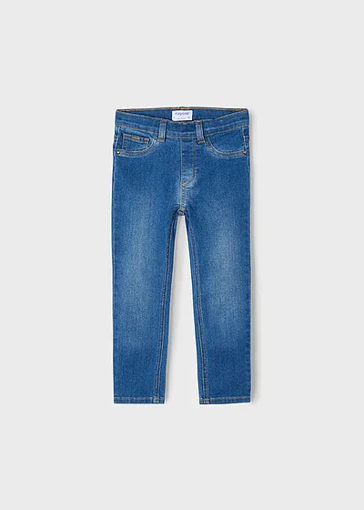 Pantalon cerrado denim basico