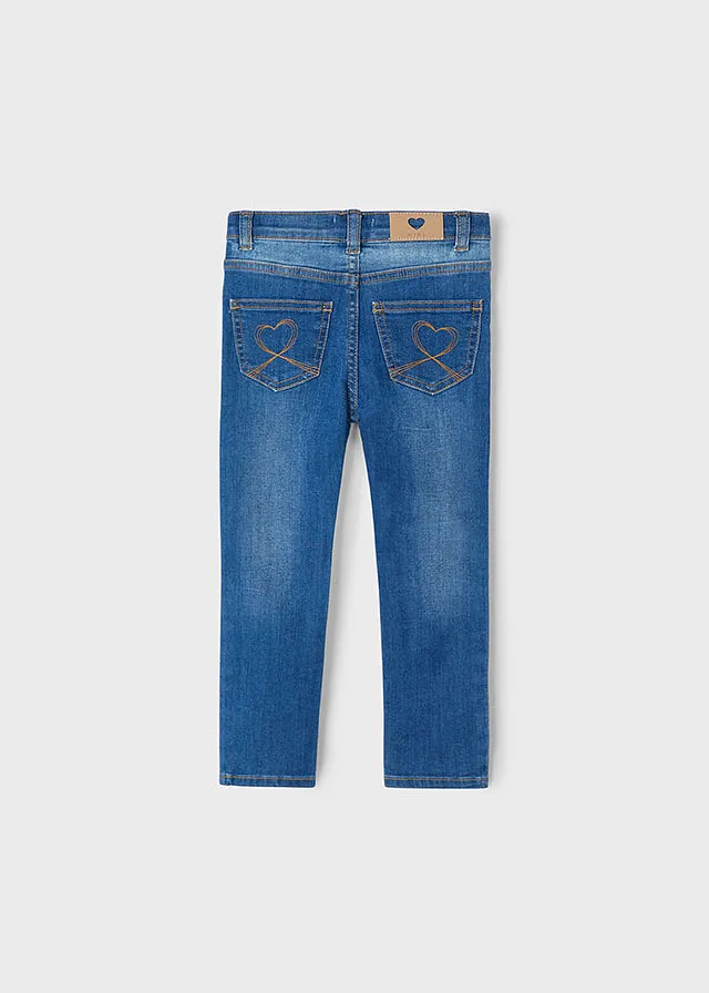 Pantalon cerrado denim basico