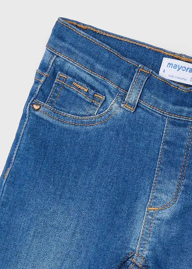 Pantalon cerrado denim basico