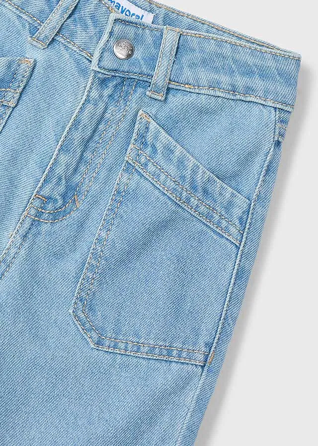 Pantalon largo mom fit