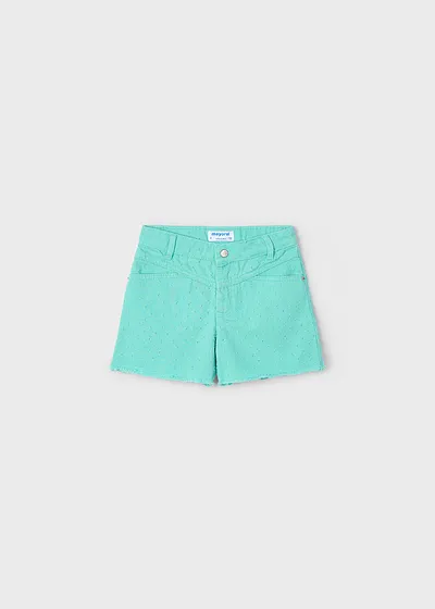 Pantalon corto sarga