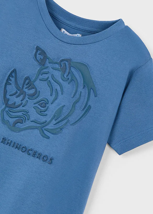 Franela manga corta embossed "rhino"