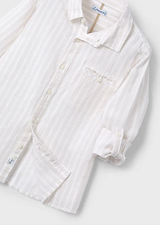 Camisa m/l lino
