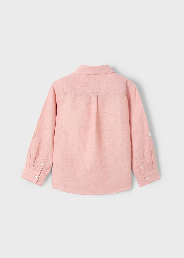 Camisa m/l lino