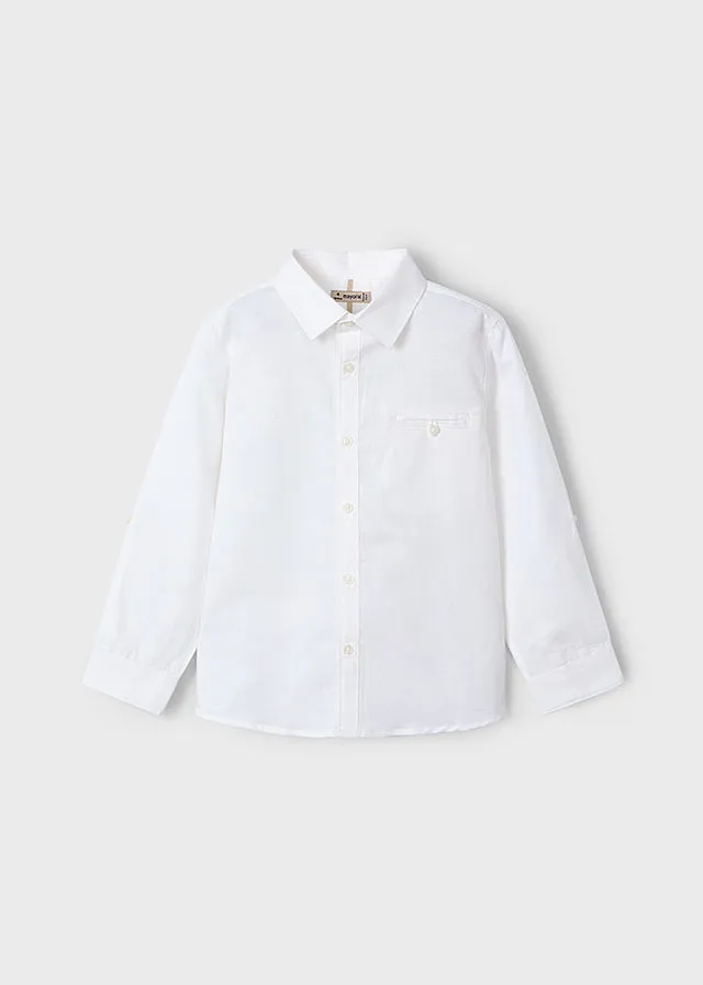 Camisa m/l lino