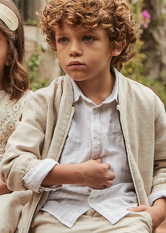 Camisa m/l lino