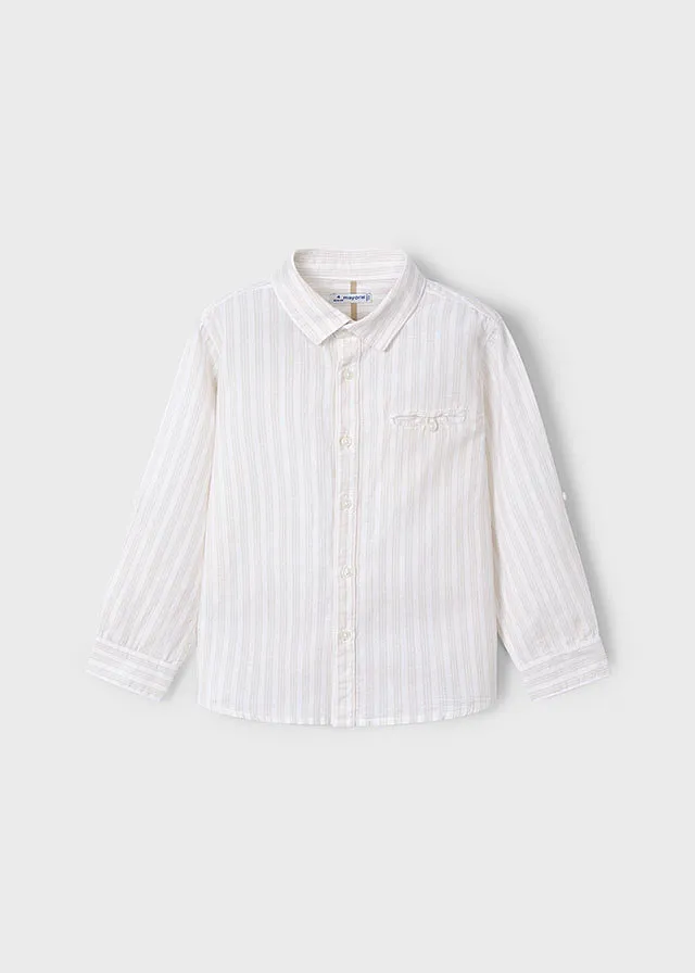 Camisa m/l lino