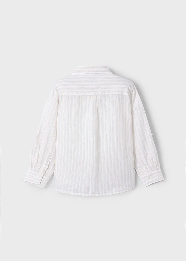Camisa m/l lino