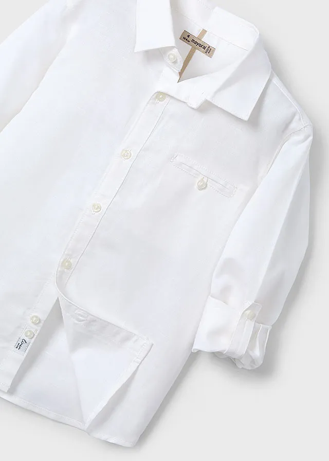 Camisa m/l lino