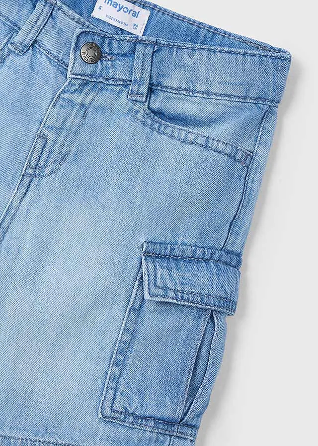 Bermuda denim cargo