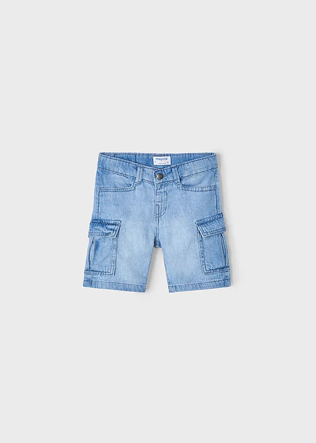 Bermuda denim cargo