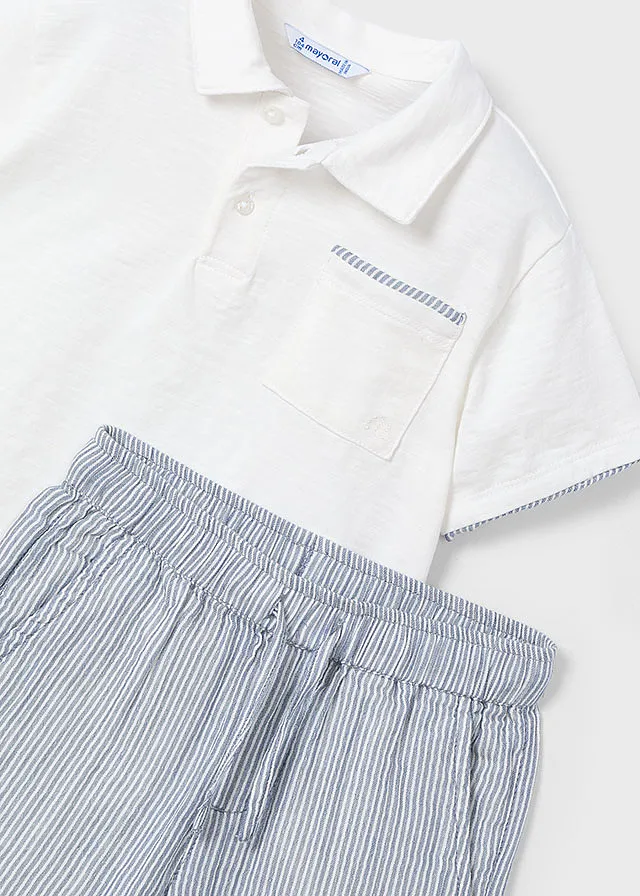 Conjunto bermuda polo
