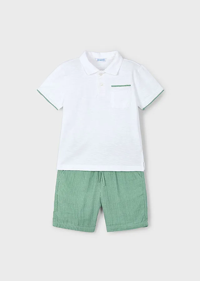 Conjunto bermuda polo