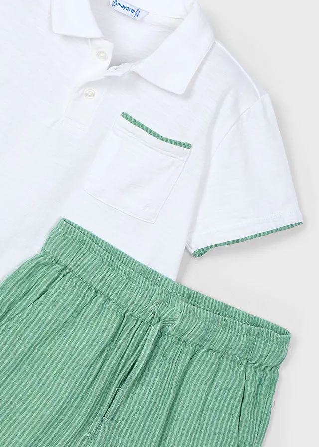 Conjunto bermuda polo