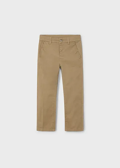 Pantalon chino sarga basico
