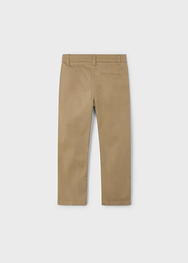 Pantalon chino sarga basico