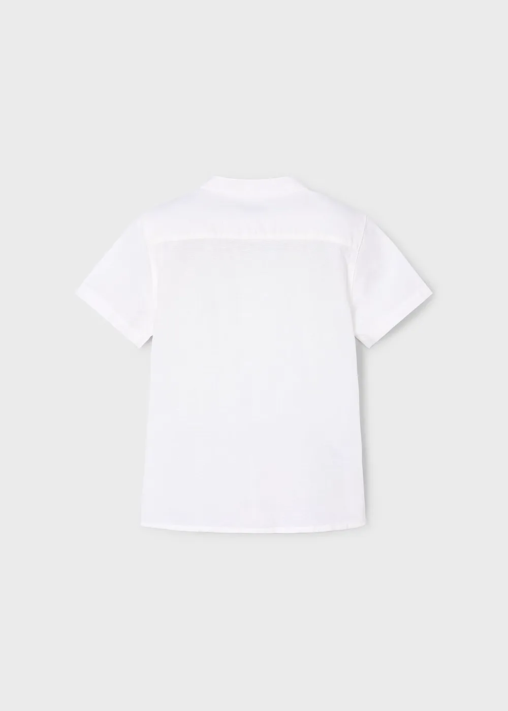 Camisa m/c cuello mao lino