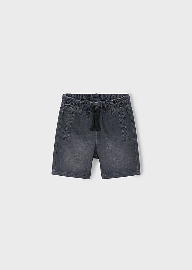 Bermuda soft denim jogger