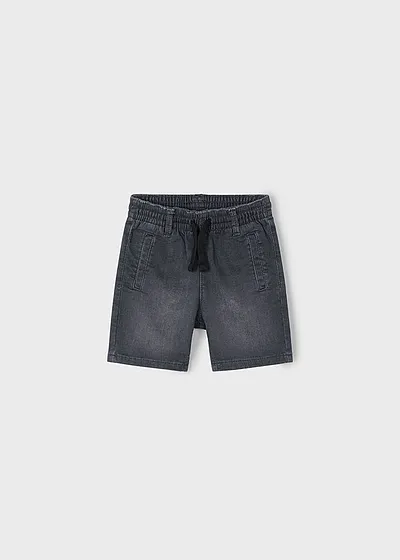 Bermuda soft denim jogger