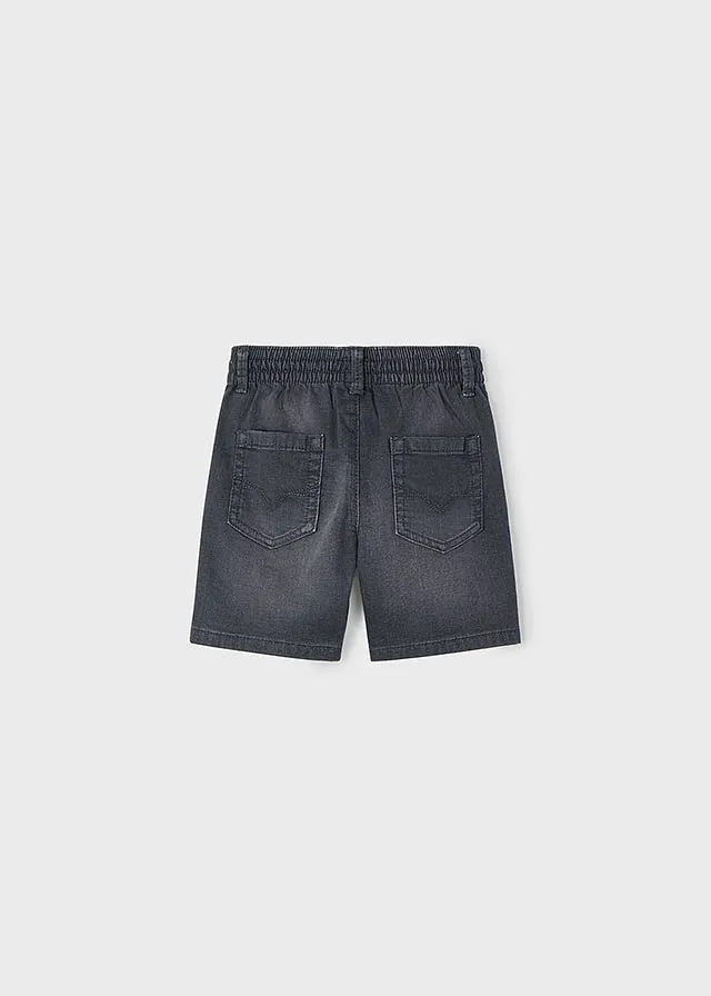 Bermuda soft denim jogger