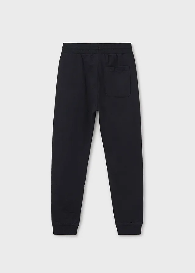 Pantalon felpa basico puños