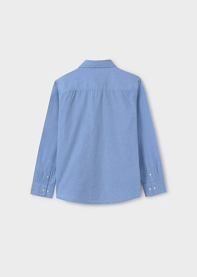 Camisa manga larga microestampada