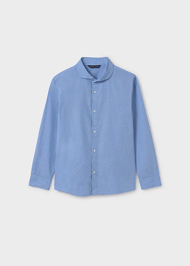 Camisa manga larga microestampada