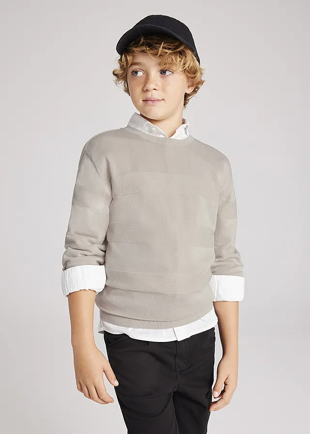 Sweater manga larga