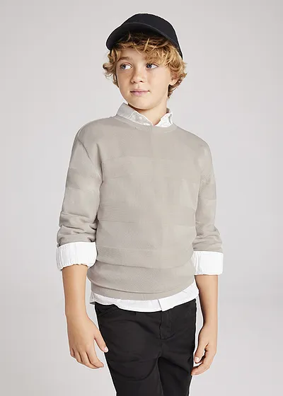 Sweater manga larga
