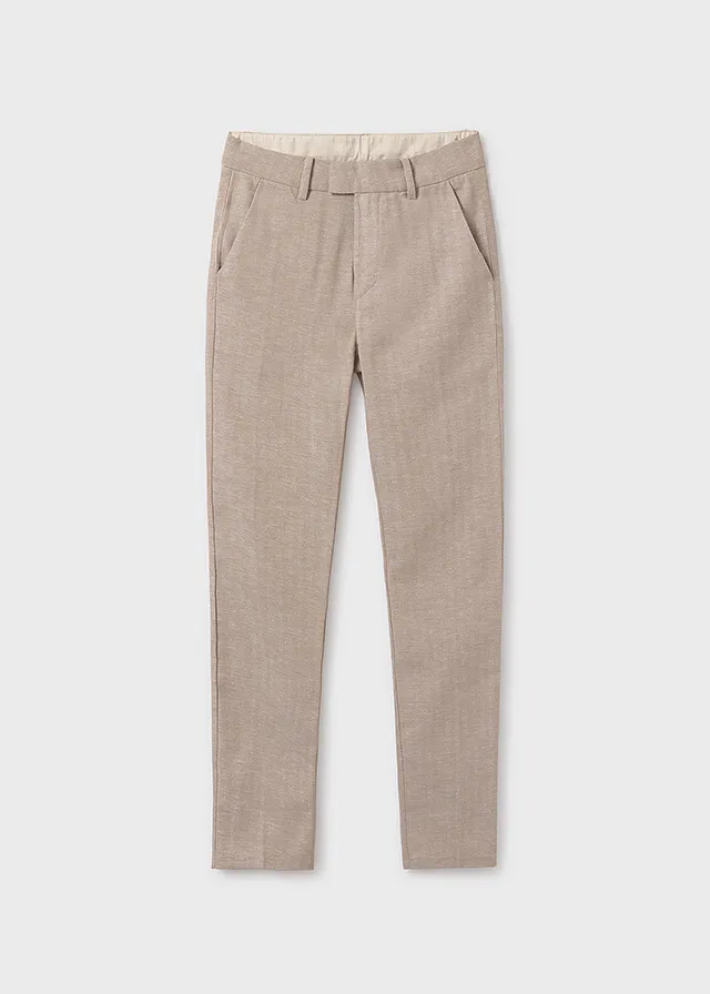 Pantalon natural de vestir