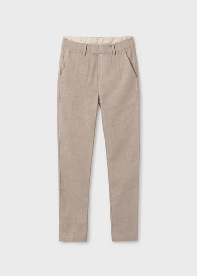Pantalon natural de vestir